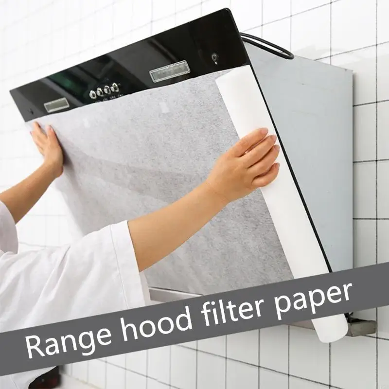 Universal Ranges Hood Filter Papers Kitchen Accessory for Oil Stain Protections