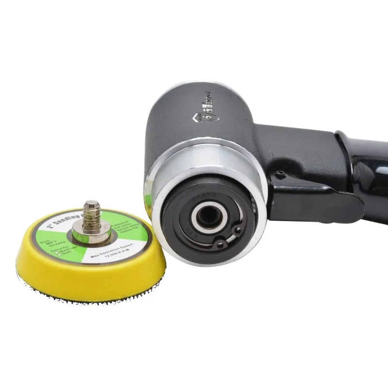 Wave Shield Pneumatic Sandpaper Machine 2 3inch Pneumatic Grinder Concentric/Mentric Pneumatic Polishing Machine Sticky Disc