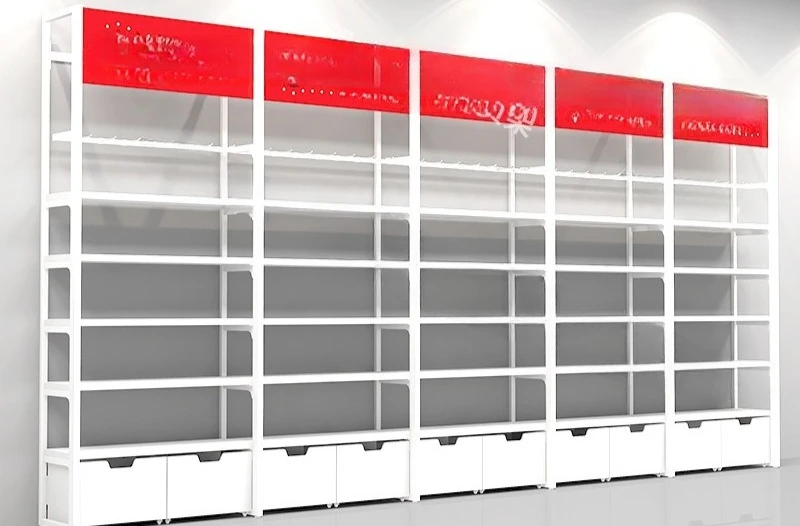 Milk tea shop shelf display rack snack pet store stationery store merchandise boutique display rack
