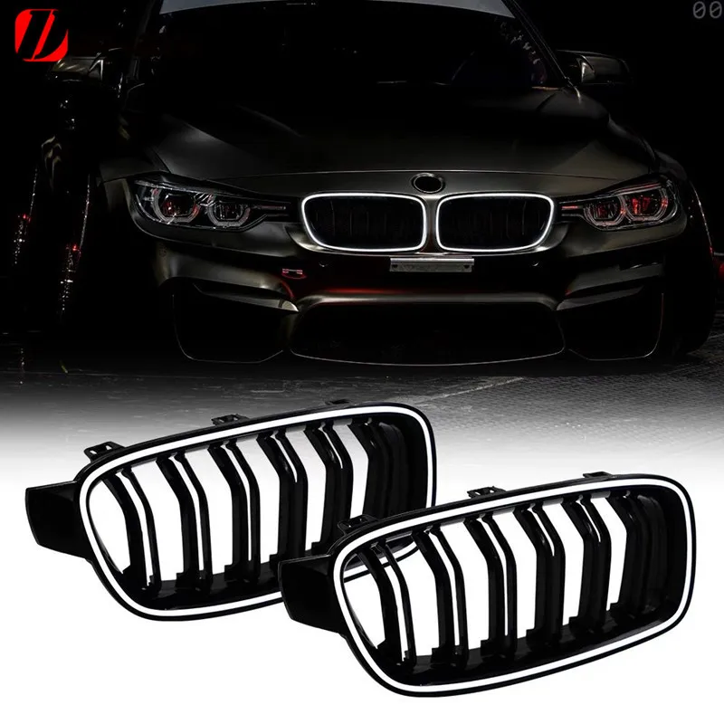 

Applicable to BMW's old 3 series F30 F35 luminous medium grid 320 330 325 13-18 3 series LED medium grid