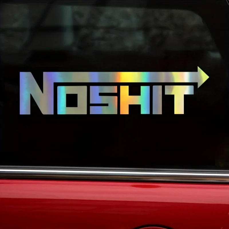 Funny NOSHIT NOS Style Vinyl Sticker for Car Truck JDM Racing Window Motorcycle Decal Auto Decor Accessories