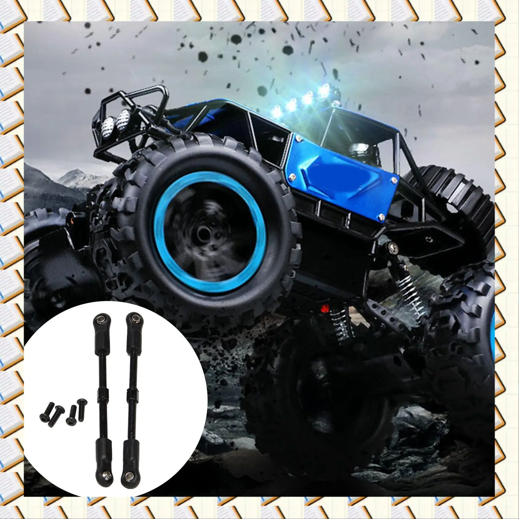 

A14M 2 шт. тяга EA1018 для JLB Racing CHEETAH 1/10, бесщеточный радиоуправляемый автомобиль, аксессуары