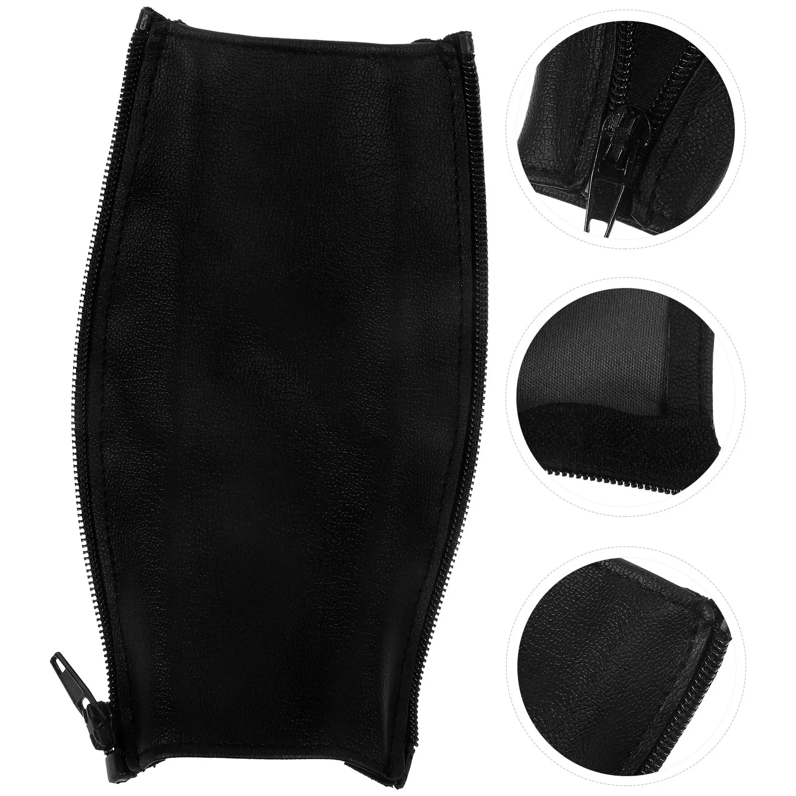 Capa de cabeça para fone de ouvido, protetor de manga com zíper, almofadas de substituição para fone de ouvido