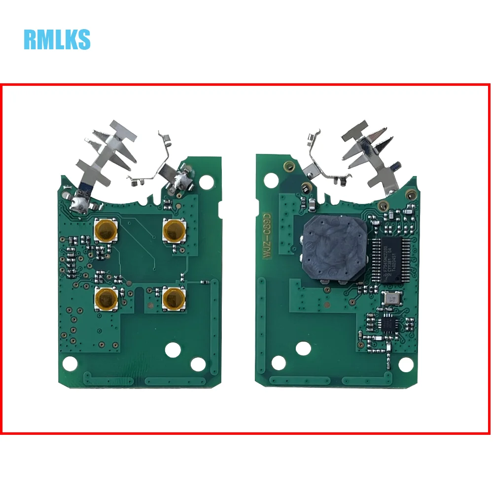 Inteligentny klucz zdalny Keyless Go 434mhz Hitag AES 4A Chip dla Renault Megane 4 talizman Espace 5 Kadjar Koleo 2015 FCC ID:KR5IK4CH-01