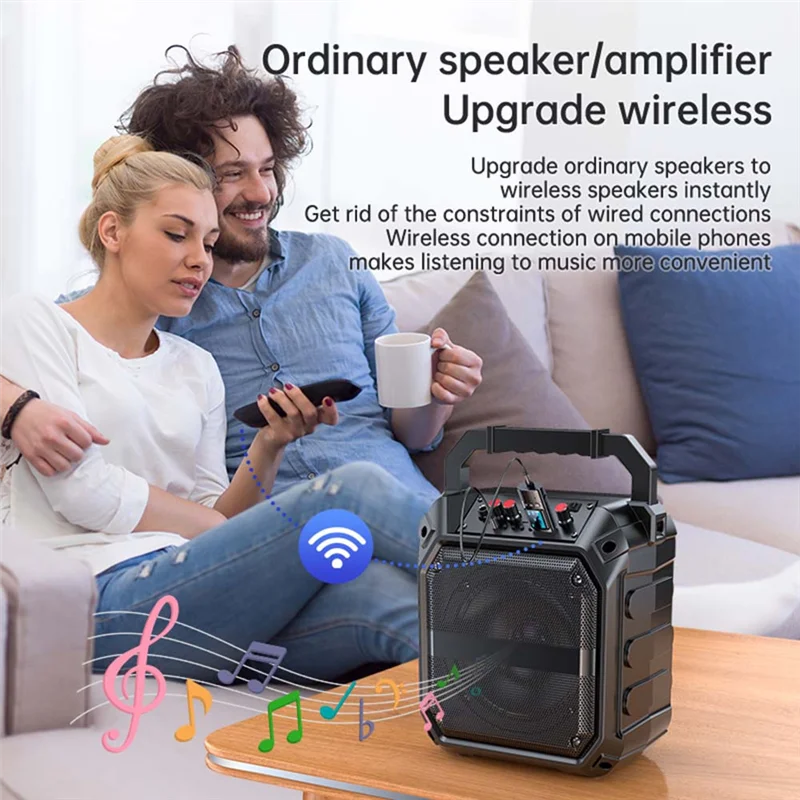 

Адаптер GT72 Bluetooth 5.4 — 3,5 мм AUX и USB-приемник, передатчик Plug & Play, поддерживает TF-карту для ТВ, ПК-TCES
