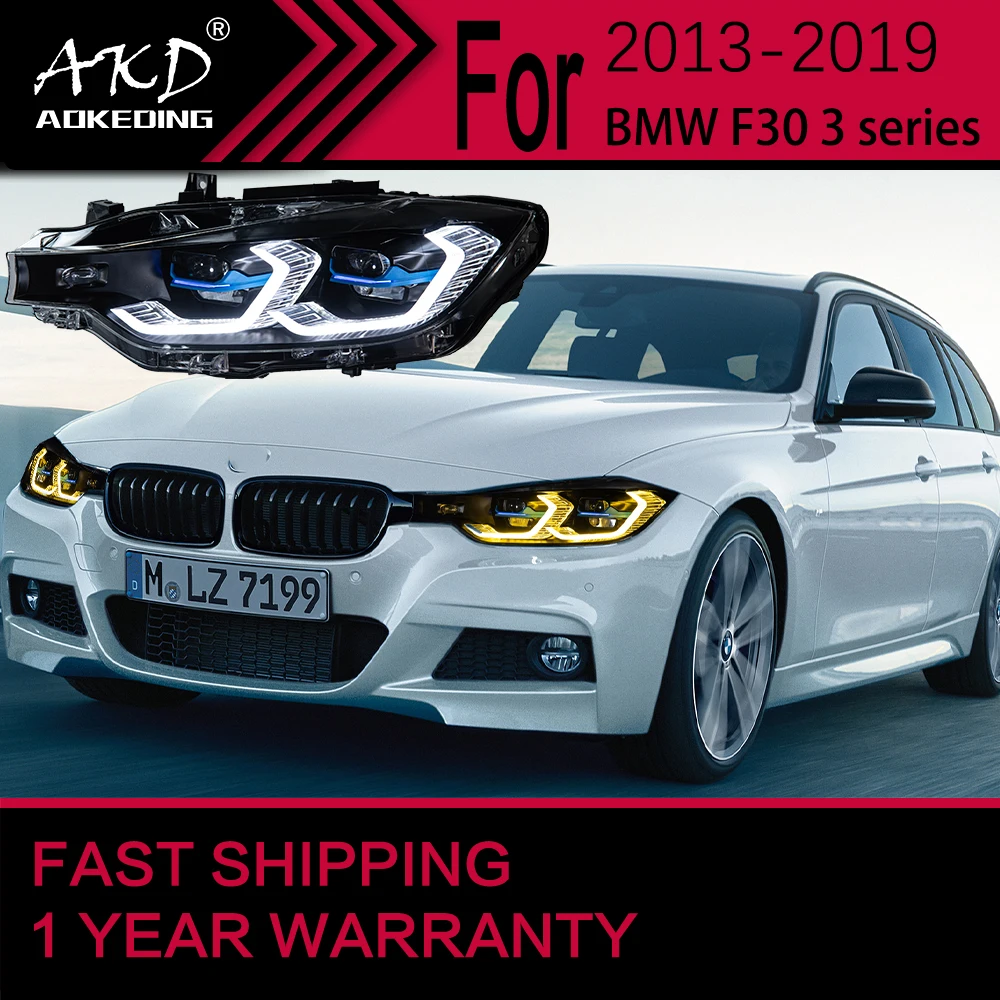 

Car Lights for BMW F30 F35 F31 320I 325I LED Headlight 2013-2019 3 Series Head Lamp Drl Projector Lens Automotive Accessories