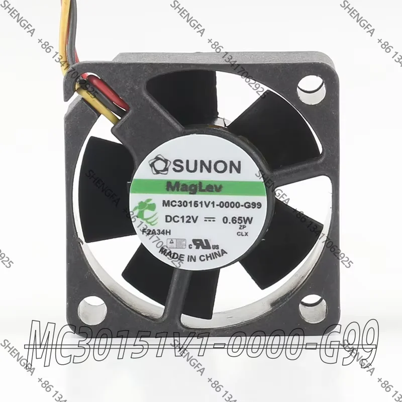 New original Sunon 5V 24V 48V DC 12V 0.65W AC EC 3015 30X30X15MM 3CM MC30151V1-0000-G99 maglev notebook Quiet cooling fan