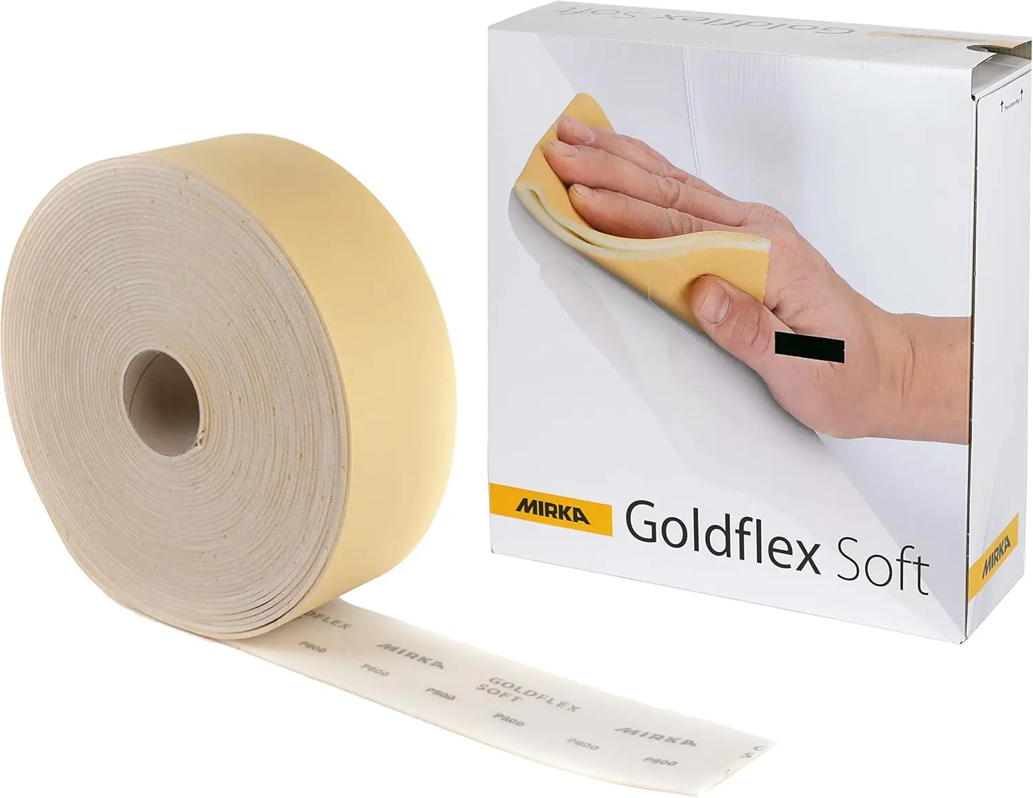 

Soft Hand Sanding Sheets 4.5x5 Inch, Grit 320, 200-Piece Roll for Smooth Finishing