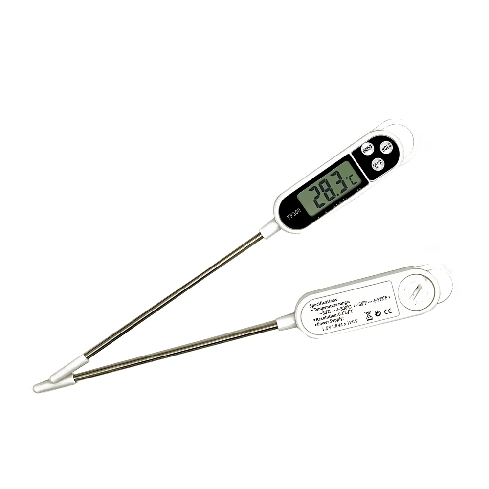 Milk Beer Coffee Thermometer TP300 Digital Kitchen Thermometer Meat Cooking Food Probe BBQ Electronic Oven Bread Baking Tool