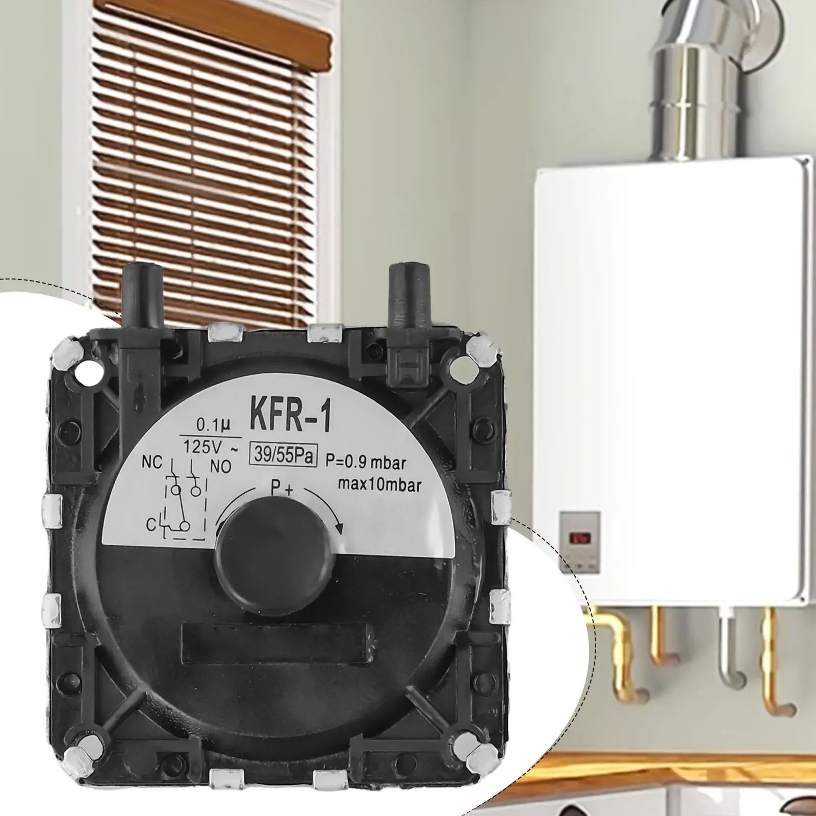 Water Heater Repair Air Pressure Switch Household AC 2000V 50Hz 60S Exhaust Gas Switch Water Heater Repair Parts