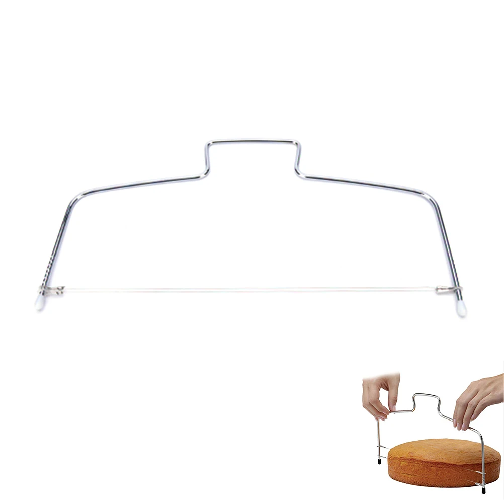 1PCS Adjustable Wire Cake Slicer Leveler Pizza Dough Cutter Trimmer Tools Stainless steel