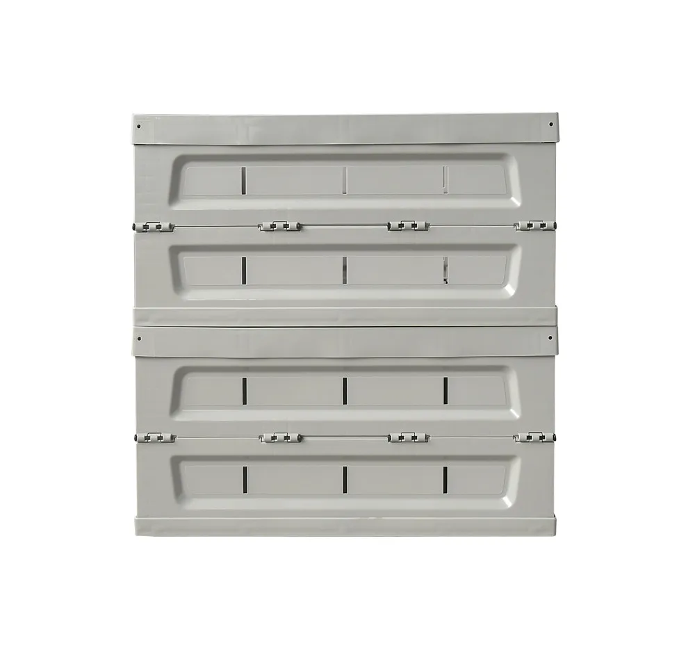 600x400x295 mm Hot Sale Foldable Plastic Crates Packaging Storage Collapsible Plastic Moving Box Stackable Foldable Box