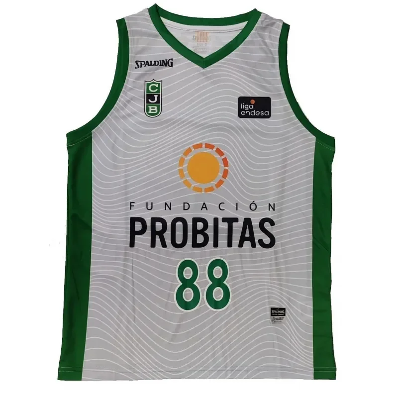 T-shirt before Tomic Joventut Badalona Spalding Liga Endesa White 2023