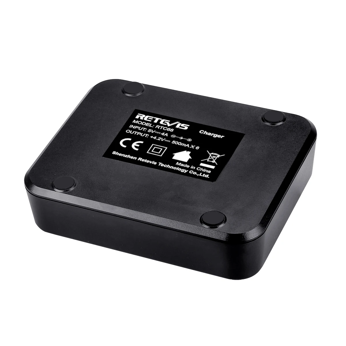 Retevis RTC68 Six-Way Charger for RT68 RT668 NR610 NR10 Two Way Radio Walkie Talkie 6 Way Charger