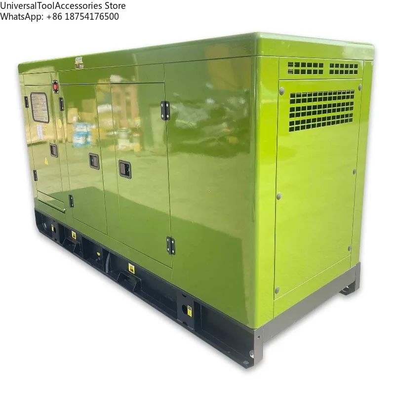 Premium Quality Soundproof 4/6/12/16 Cylinder Genset 100 KVA 80KW Silent Generator with ATS