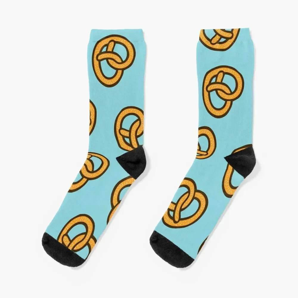 I Heart Pretzels Pattern Socks aesthetic christmas gifts cute Stockings compression Male Socks Women's