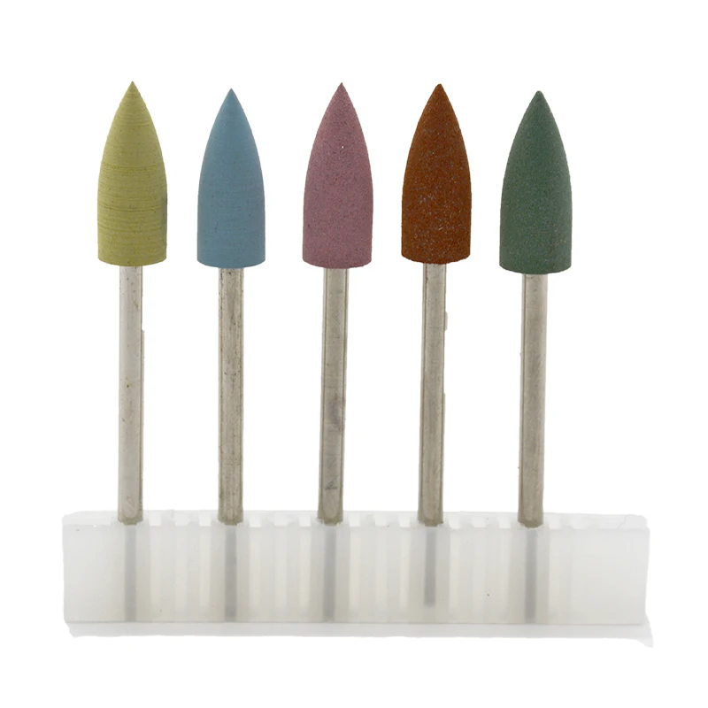 5 قطعة مسمار المطاط السيليكون عازلة الكهربائية آلة أظافر مسمار الحفر اكسسوارات أدوات مسمار بت #1