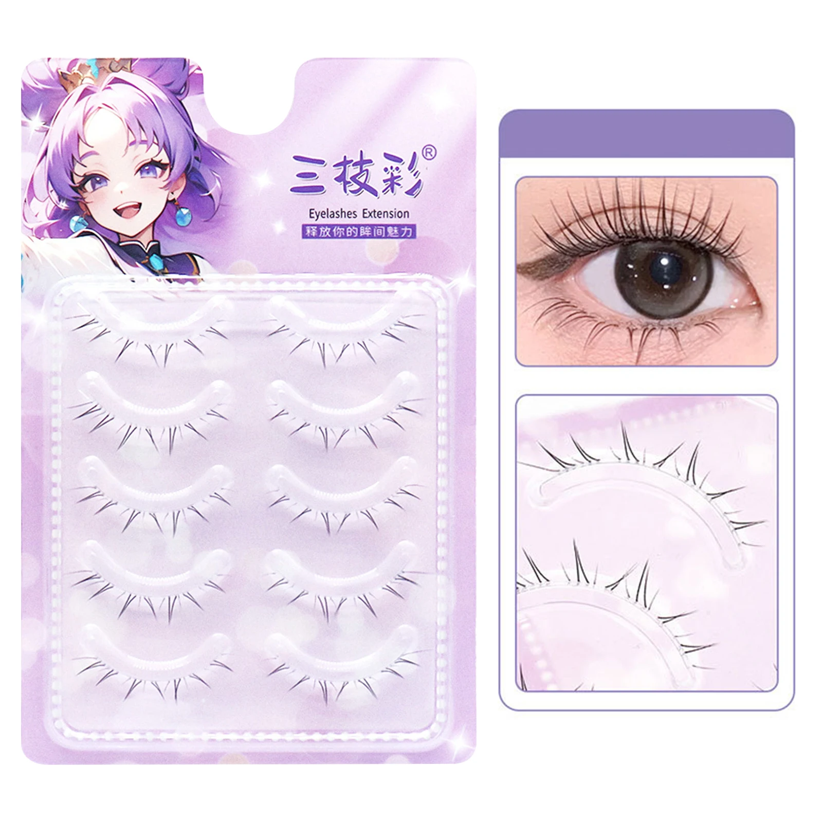 Ultralight Realistic Lower Fal - False Eyelashes Natural ulasan dan harga