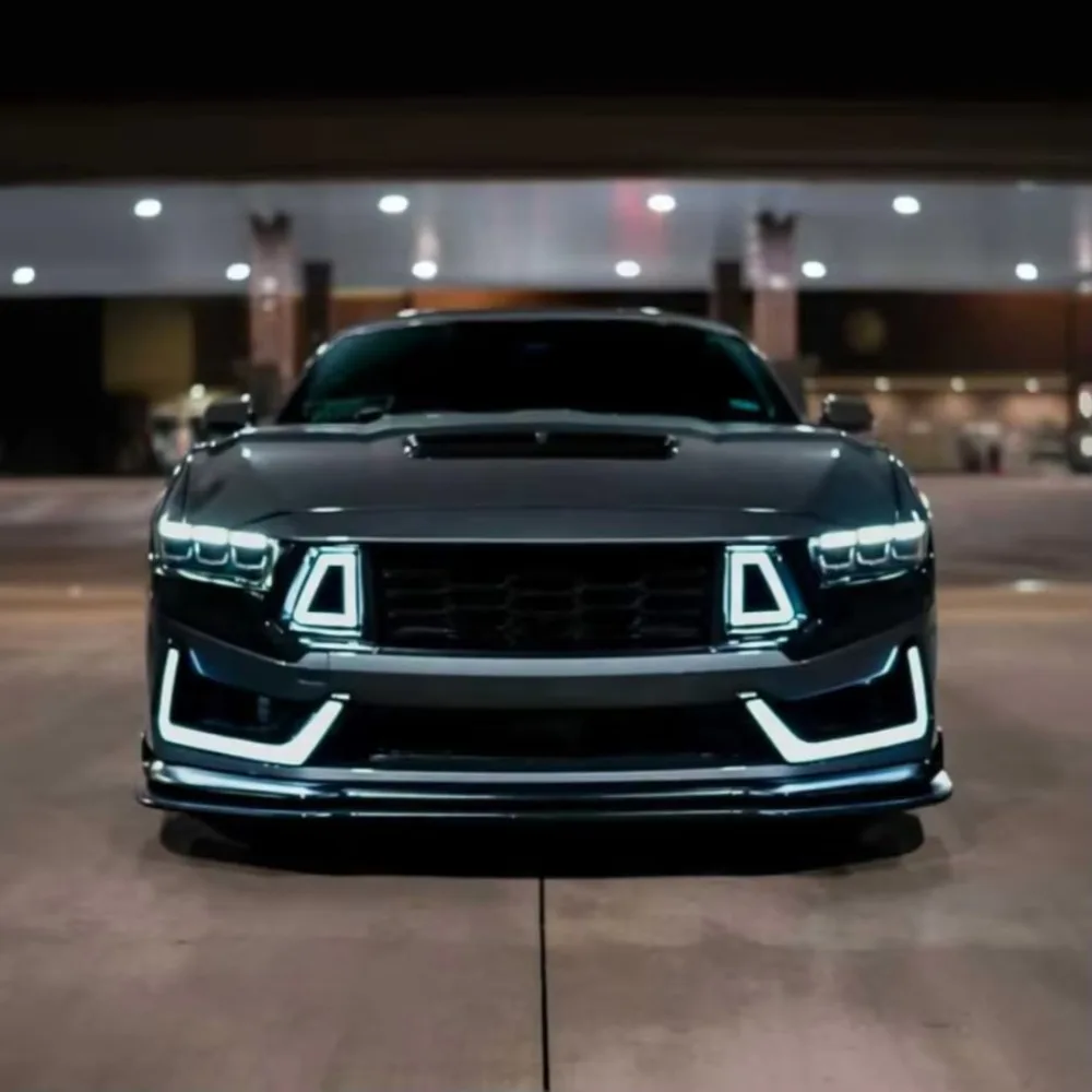 Dark Horse Style LED Light Front Bumper for  Body Kits with New Condition and Fog Light Cut-Outs