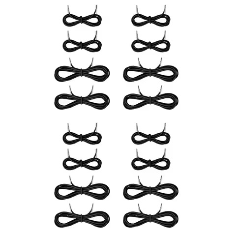 ABGR-16Pcs Deck Chair Tied Rope Accessories Beef Tendon Drawstring Folding Chair Beach Chair Elastic Rope Elastic Rope