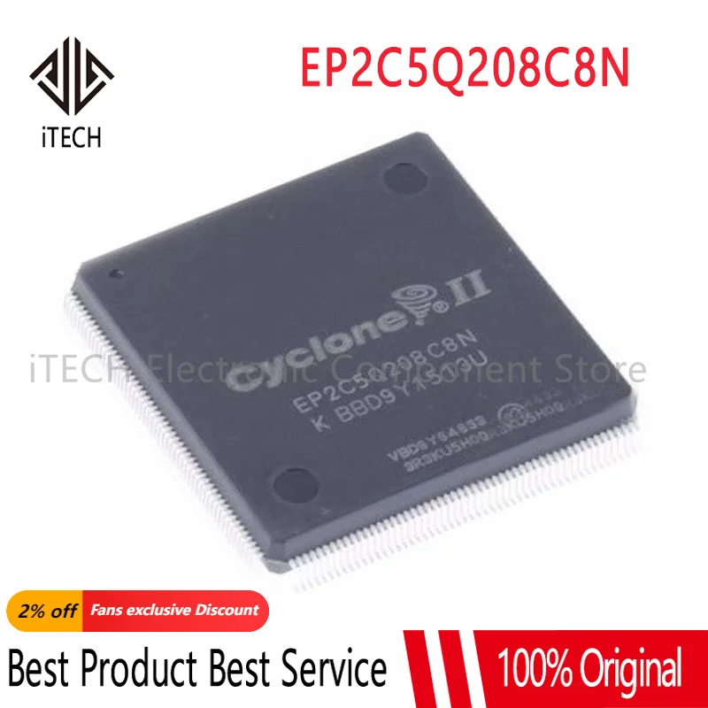 1PCS EP2C5Q208C8N EP2C5Q208C8 PQFP-208 260MHz Chipest 100% NEW