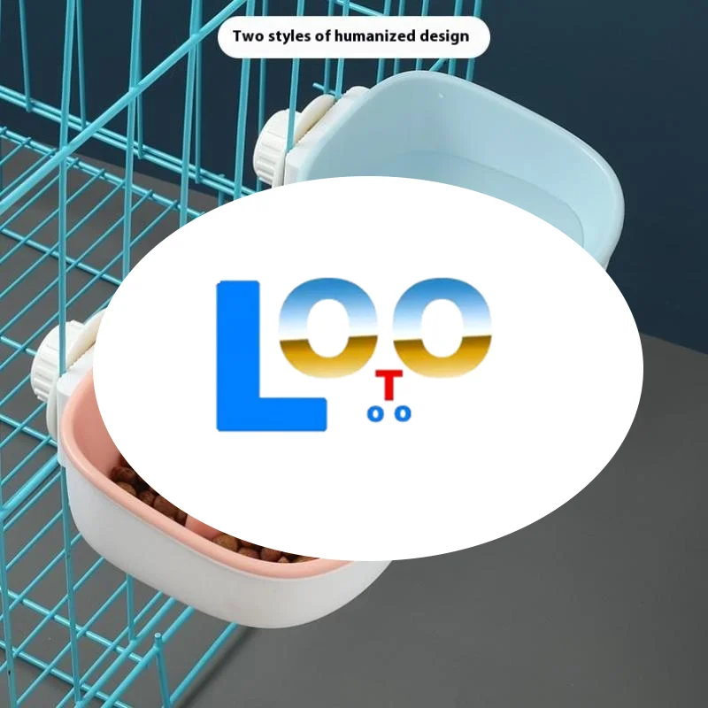 Подвесная клетка для домашних животных, миска для предотвращения удушья, квадратная миска для медленной еды, миска для кормления домашних котят, щенков, принадлежности для кормления домашних животных