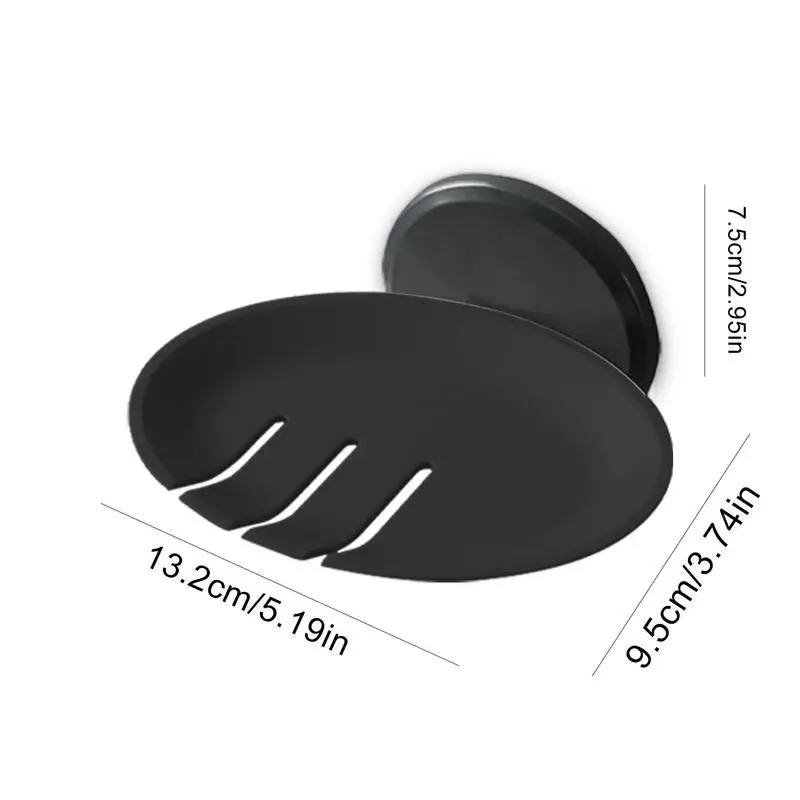 Portasapone portasapone da parete per doccia portasapone da bagno con scarico salvasapone per bagno KitchenNo Drilling