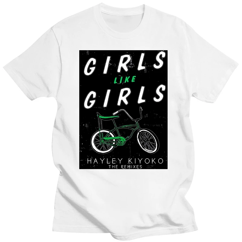 Hayley Kiyoko Girls Like Girls Cotton Tees Sz S-3XL Black Men's T-shirts2019 fashion t shirt 100% cotton tee shirt 2019 hot tees