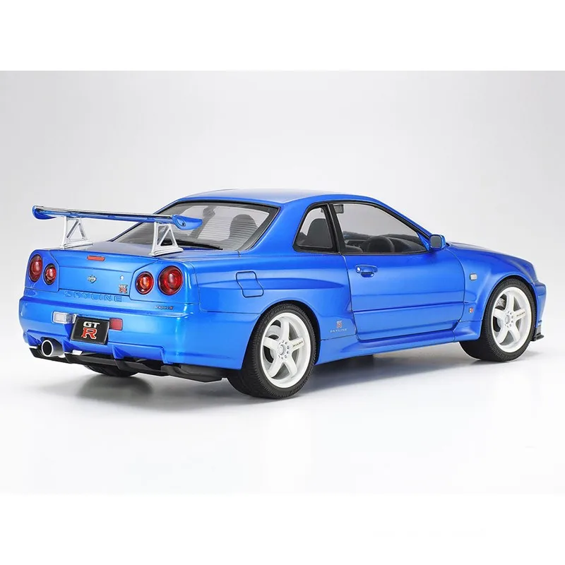 Tamiya 24258 static assembled car model 1:24 scale For Nissan Skyline GT-R V Spec II R34 car model kit