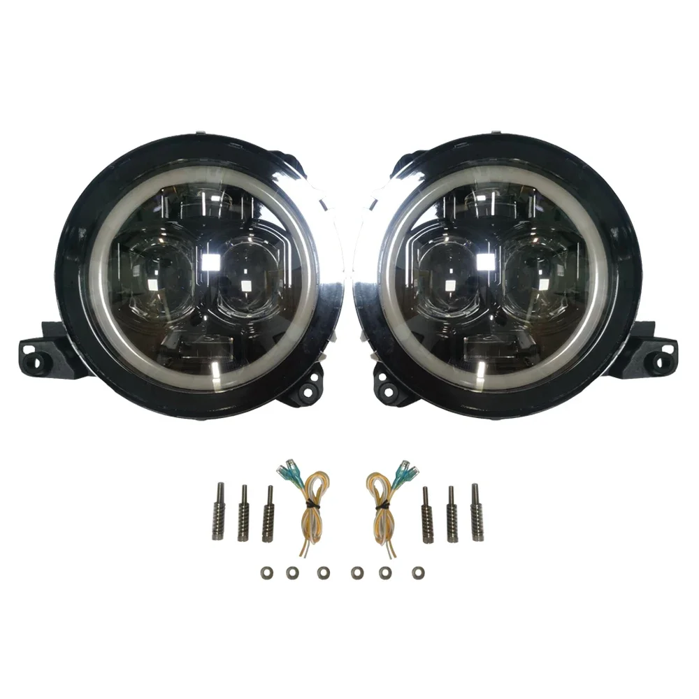 

SXMA JL1278 7 INCH led Headlight Round 2pc led Headlight DOT Approved Hi/Lo Beam DRL Angel Eyes For Jeep Wrangler JL 18+