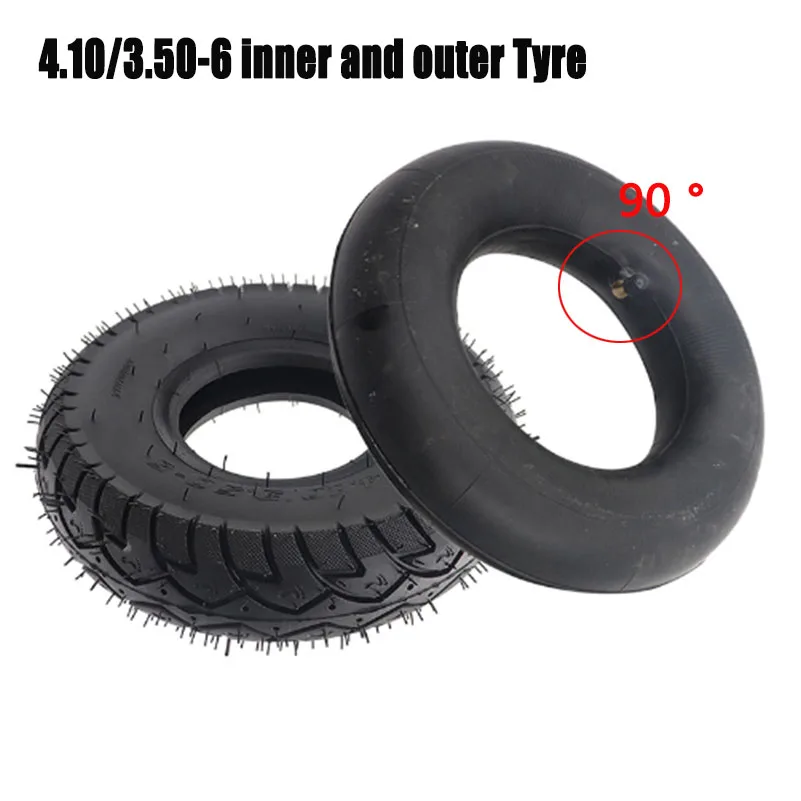 Warehouse Trolley Tire 4.10/3.50-6 Tyre for Old age Walker 4.00-6 Tire Three Way Car Wheelchair 4.10/3.50-6 Inner TubeE