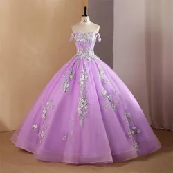 Birthday Party Dress 15 Quinceanera Dresses Classic Lace Ball Gown Formal Prom Graduation Dress Sonhar Vestidos Customized Color
