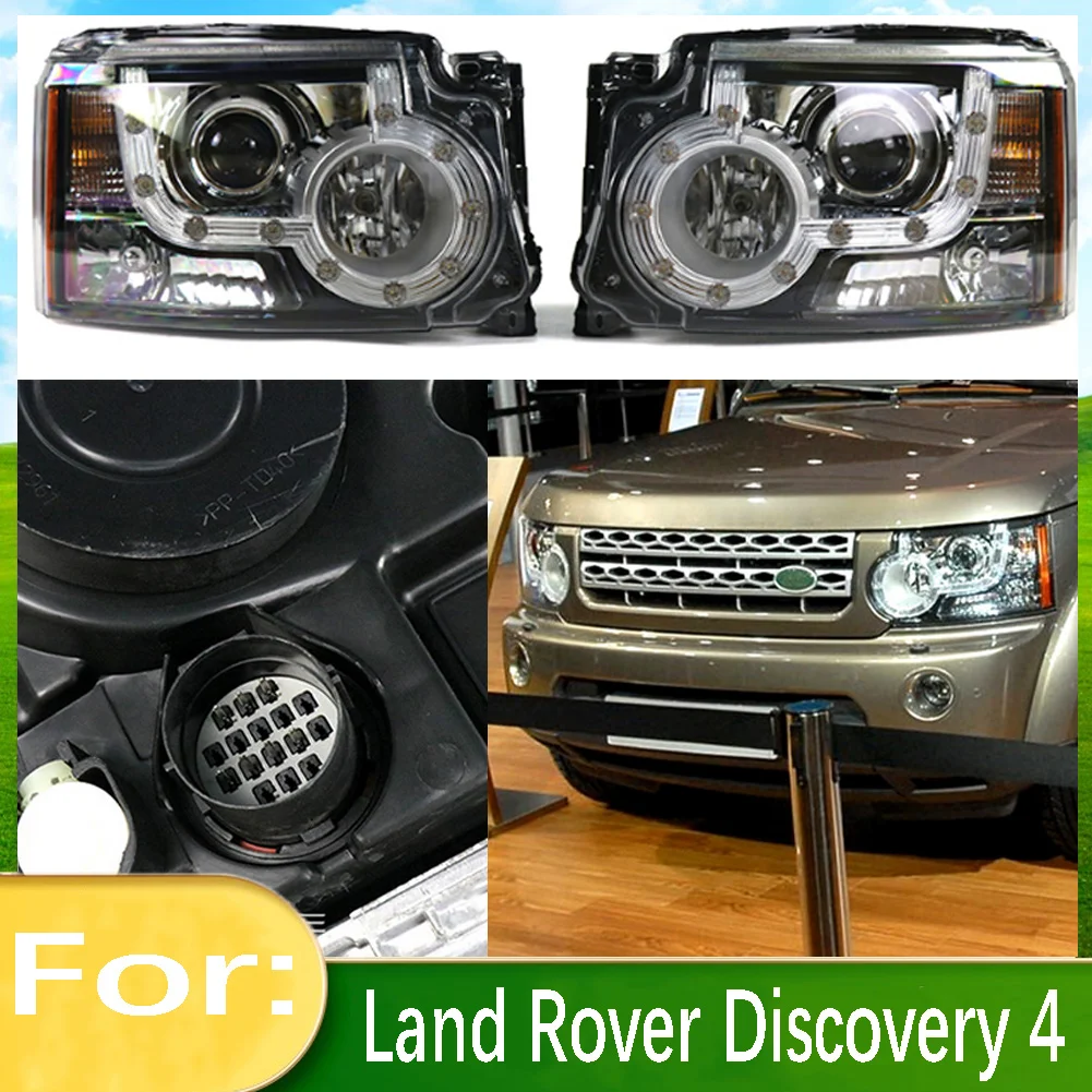 

Car Light Assembly LED Headlight Front Headlamp For Land Rover Discovery 4 LR4 2010 2011 2012 2013 LR023535 LR023536
