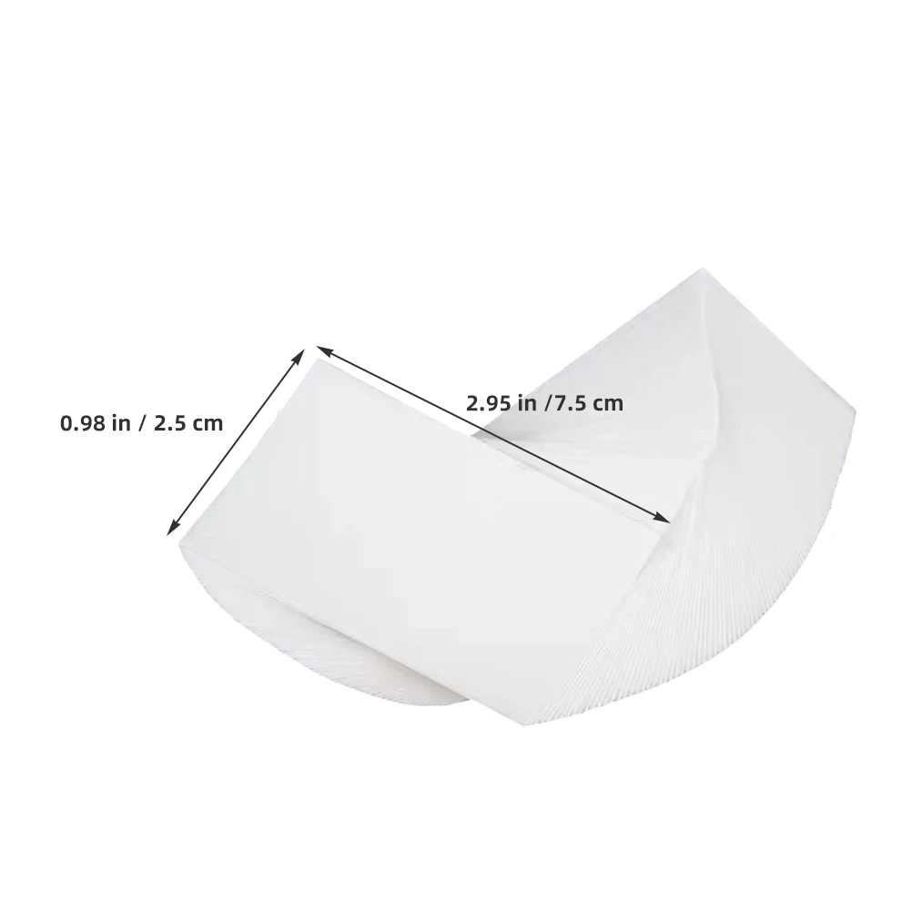 Almohadilla de limpieza de instrumentos, hoja de papel absorbente, accesorio de secado de humedad para clarinete, almohadillas musicales, instrumentos de juguete, 100 Uds.