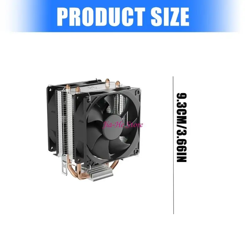Heatpipes CPU Air Cooling Fan 4PIN PWM Processor Cooling Fan For LGA 775 1700 1851 115X 1200 PC Radiator Accessories 83CF