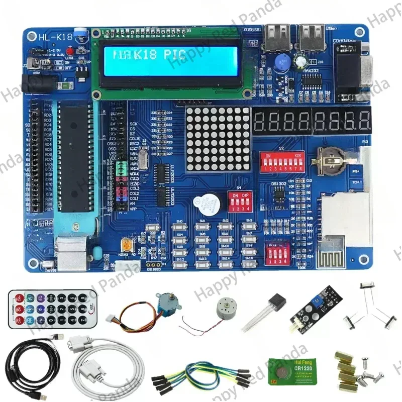 PIC16F877A Development Board PIC Microcontroller Learning Board With Kit2 Emulator PIC Development Board Kit