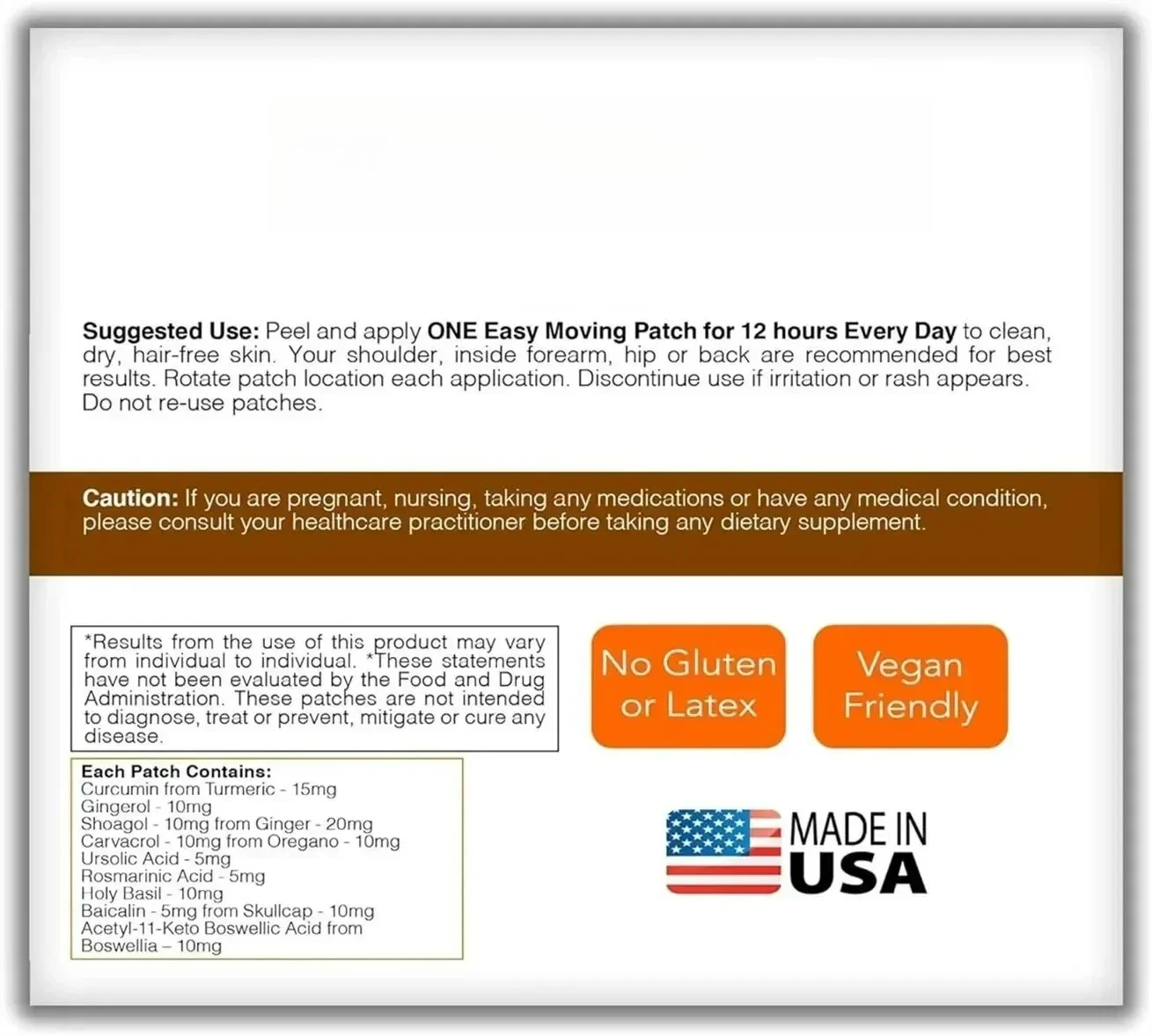 30 Patch Patch Transdermal Kurkumin Kunyit