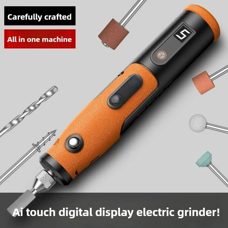 electric grinder small handheld electric grinder jade grinding polishing cutting engraving tool wood carving  Angle Grinder