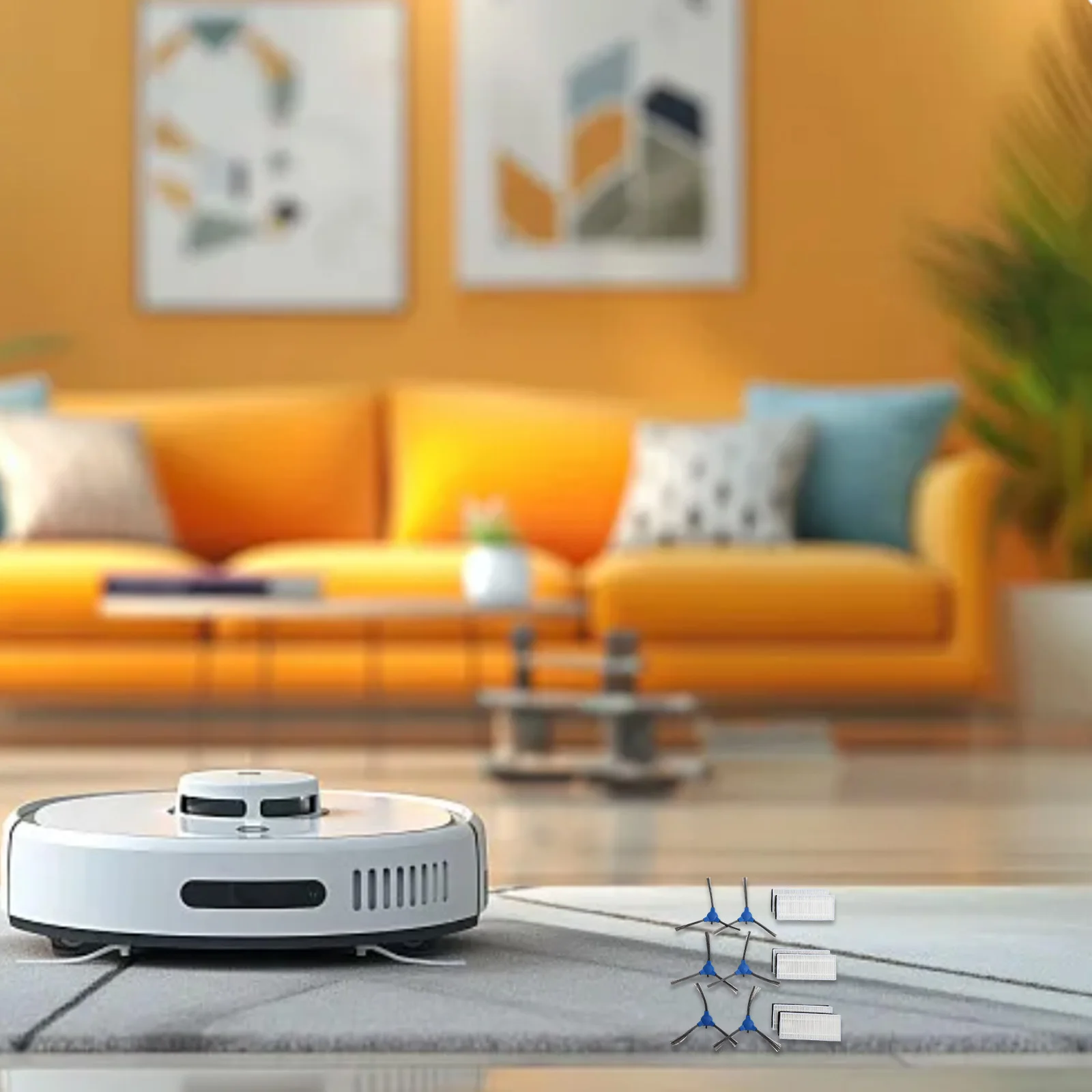 

11*4.8cm Replacement Parts Compatible Vacuum Filter Parts Robot Vacuum Accessories Comprehensive Compatibility Easy Installation