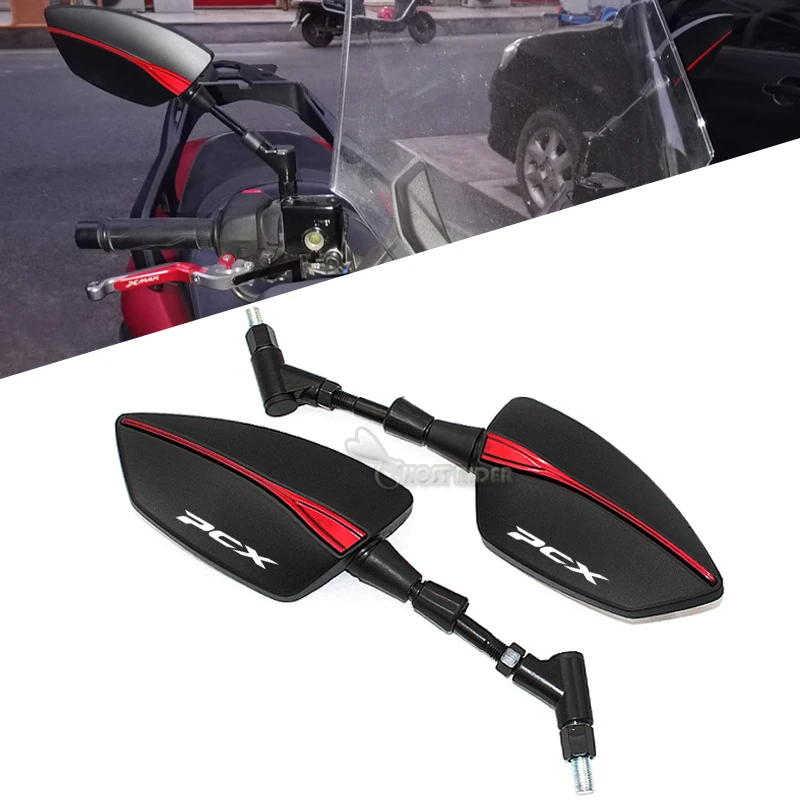 

Motorcycle Accessories Rear View Rearview Mirrors Side Mirror For HONDA PCX125 PCX 125 PCX150 PCX 150 PCX160 2018 - 2021