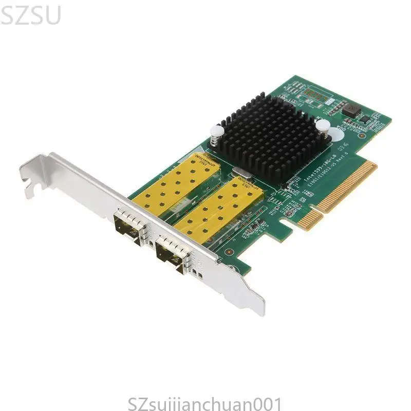 SZSU Dual Gigabit Port PCIe 10 1000m Server -Netzwerkkarte für 82599 PCIe -Adap