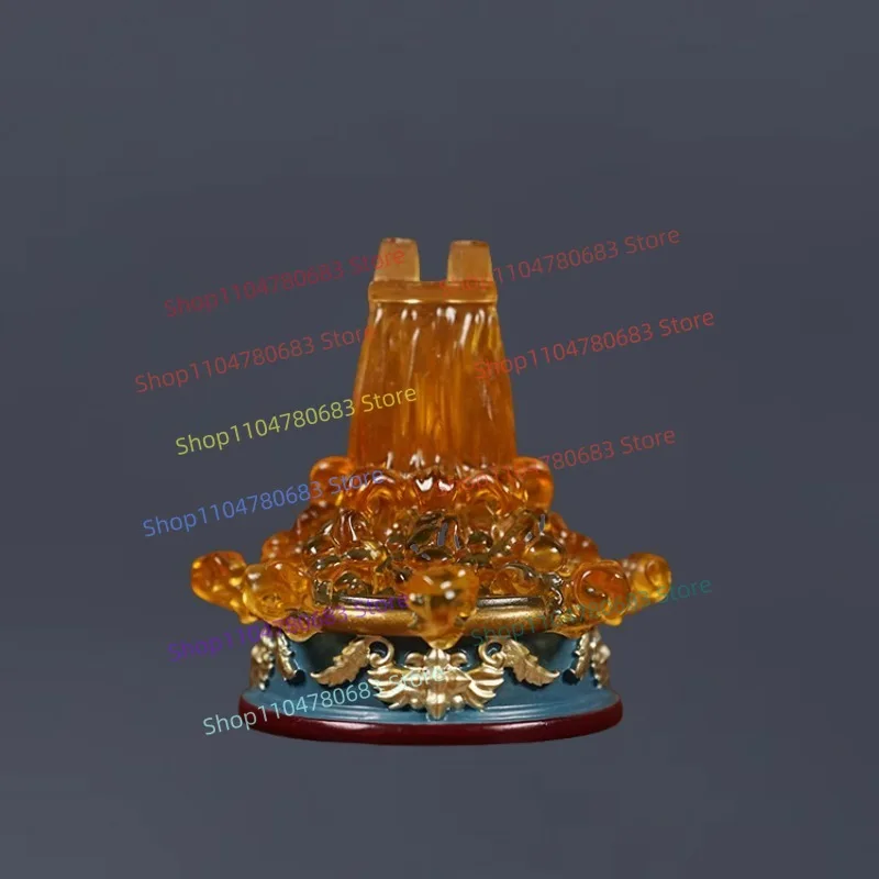 Figurka Anioł Król z Klocków, Mini Model do Składania, Ozdoba, Akcesoria Anime, Zabawka Dekoracyjna, Prezent Kolekcjonerski