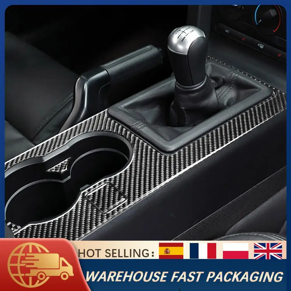 

Ford Decorative 2005-2009 For Trim Fiber Mustang Carbon Gear Shift