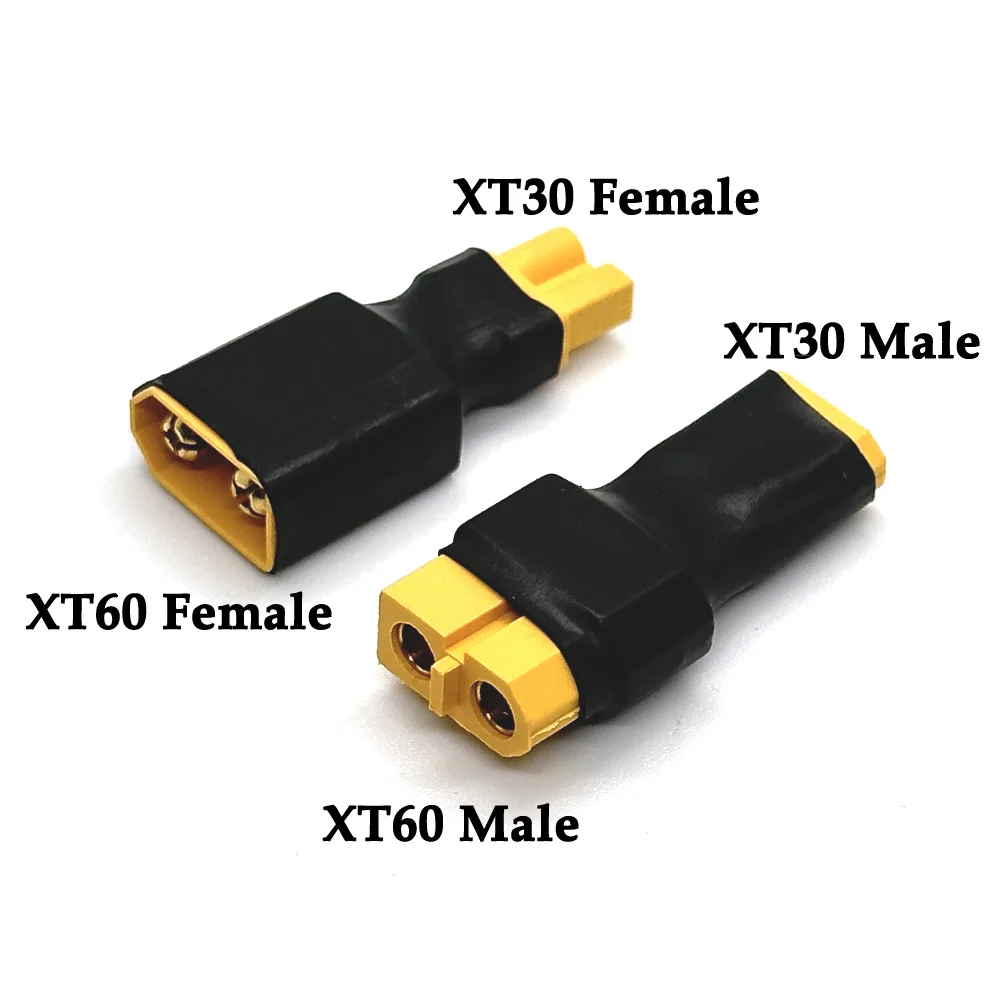 1Pcs /3pcs Adapter XT30 XT60 Female to Male Connectors Plug RC Lipo Battery Control Parts DIY