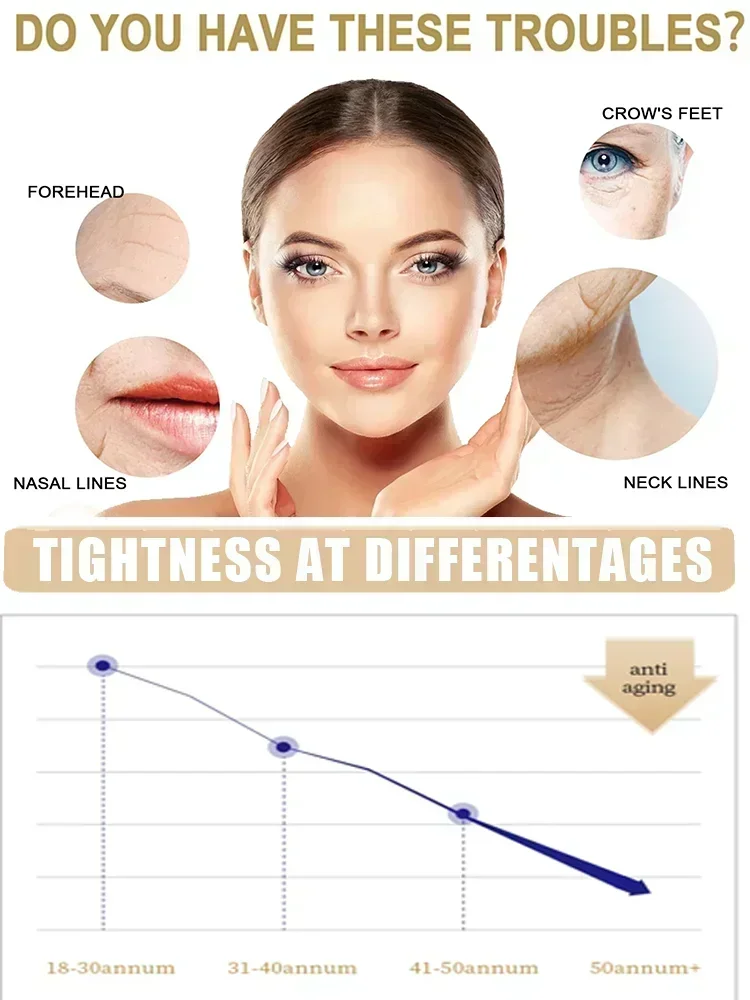 38Skincare Anti Aging Hyaluronic Acid Forehead Fine Lines Lifting Facial Serum Skin Care Beauty - Image 2