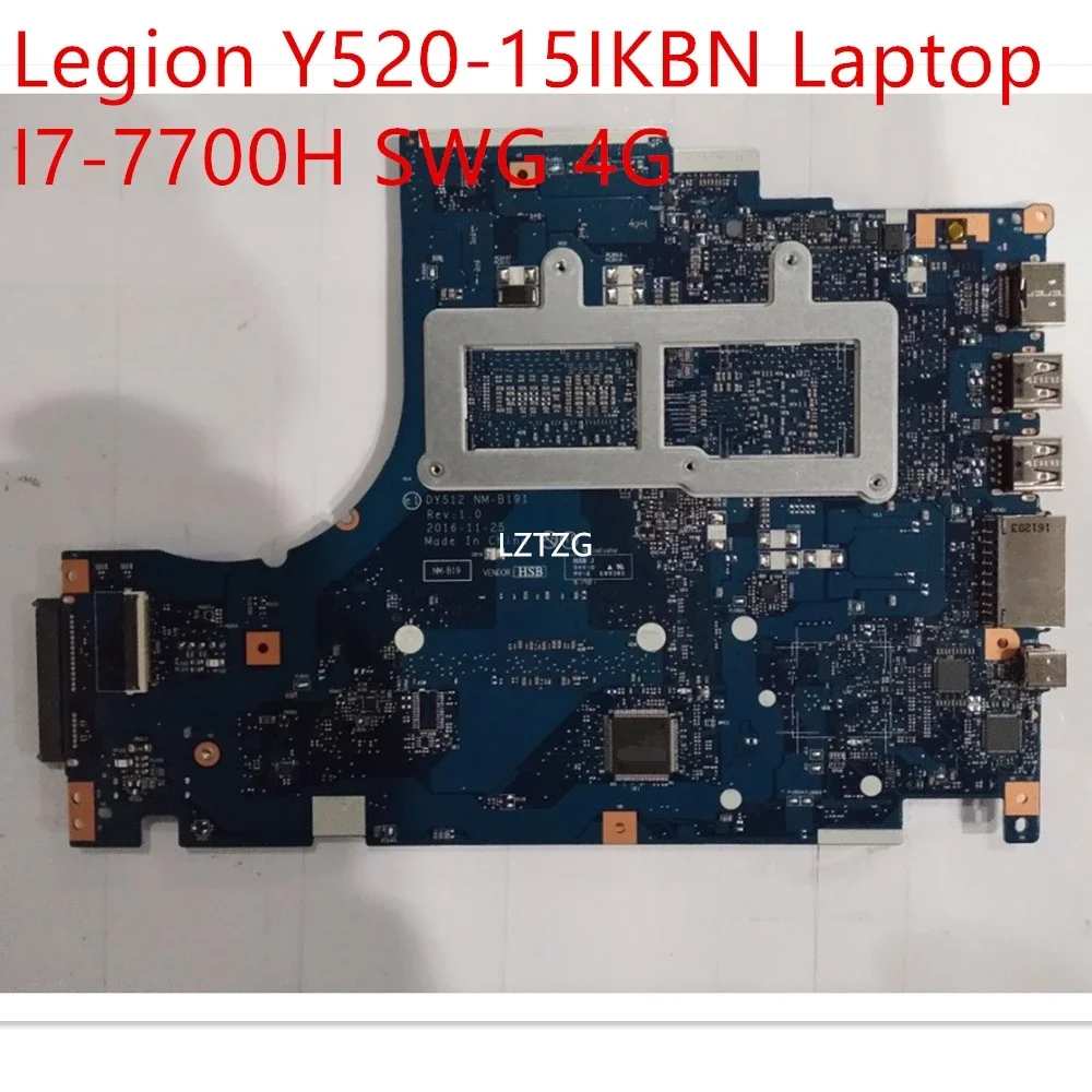 Motherboard For Lenovo Legion Y520-15IKBN Laptop Mainboard I7-7700H GTX1050 4G 5B20N00231