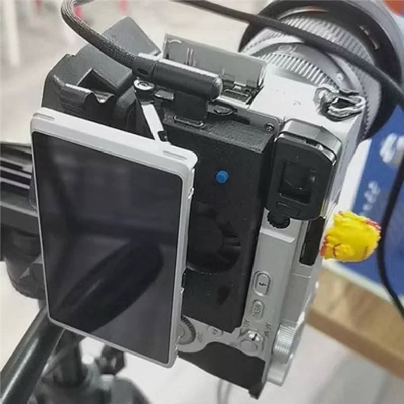 BNVN-สําหรับ A1 A6300 A6400 RX100 NEX กล้อง DSLR Cooling System ความร้อนเงียบพัดลมระบายความร้อน Build-In แบตเตอรี่ Live Broadcast