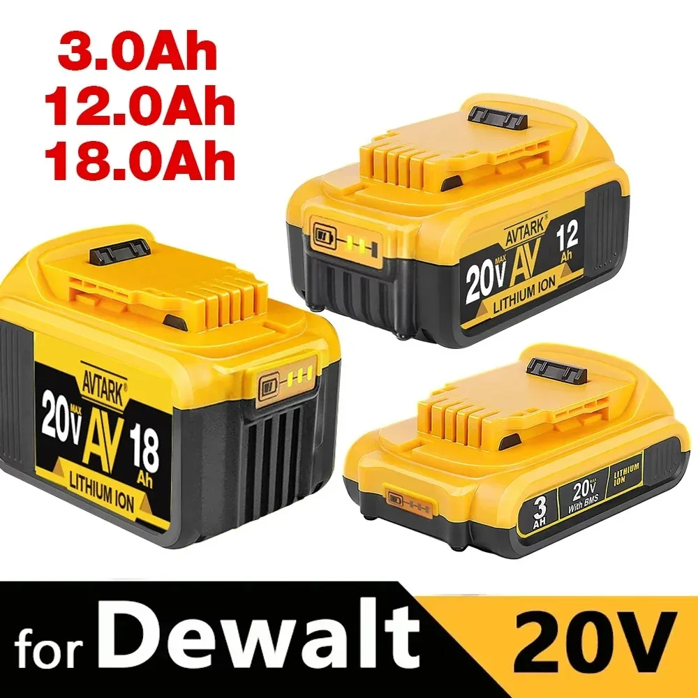 DCB203 Li-ion Battery 18Volt 20V 3.0Ah For Dewalt Max Tools DCB205 DCB206 DCB204 DCB200 DCB182 DCB180 DCB230 DCD DCF DCG Series