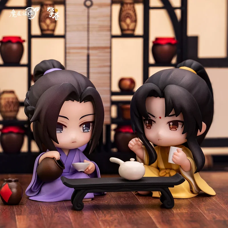 

Anime Mo Dao Zu Shi Action Figure Toy jinling Jiang cheng Bath Shower Q Version Stand Model Gift