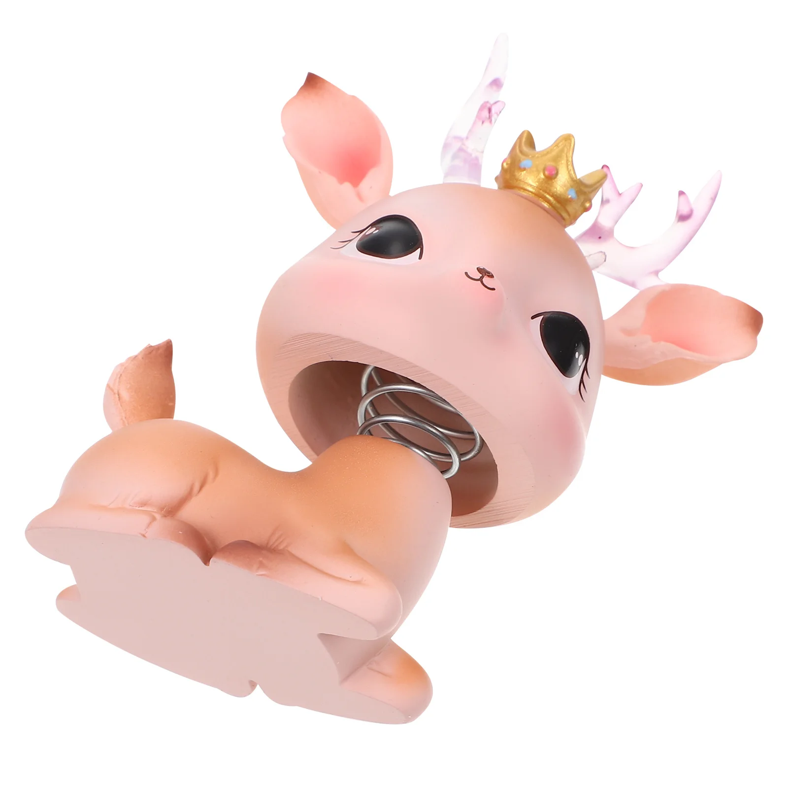 

Shaking Head Deerlet Resin Decoration Car Dashboard Ornament Desktop Adornment Cartoon Bobblehead Deerlet Resin Deer Adornment